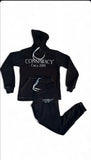 CNSY Double Stitched Jogger Set (Black)